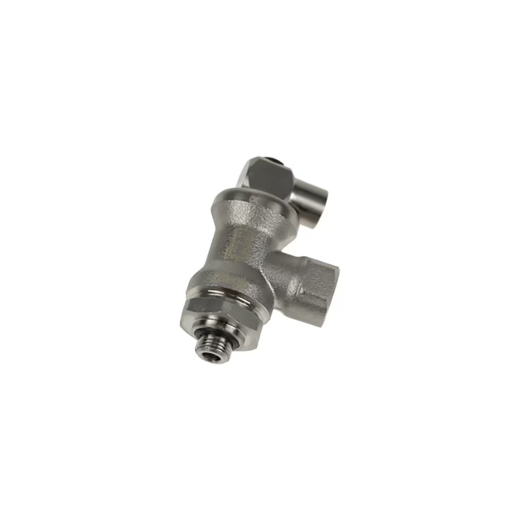 7881 13 13 by Parker | Legris Blocking Fitting | 1/4" Male BSPP Thread x 1/4" Female BSPP Thread | 21 mm Hex | 59.5 mm Length | Multi-Directional | Nickel-Plated Brass