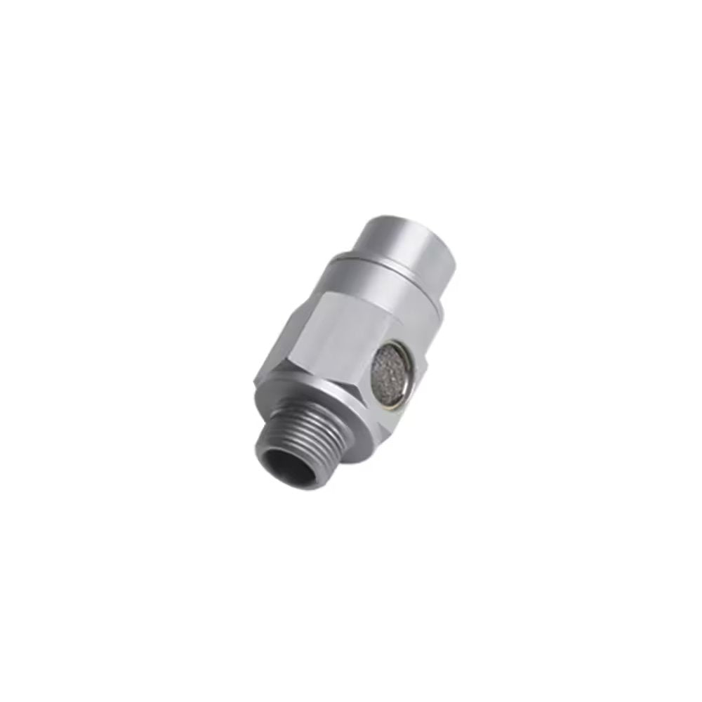 7971 13 13 by Parker | Legris Quick Exhaust Valve | 1/4" Female BSPP Thread x 1/4" Male BSPT Thread | 18 mm Hex | Straight | Aluminum | Pack of 10