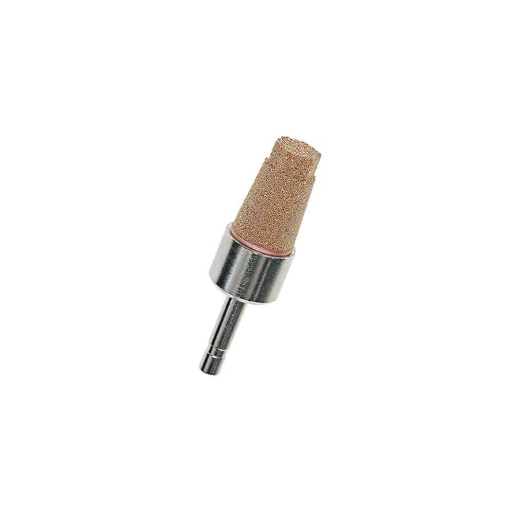 0671 08 00 by Parker | Legris Plug-In Silencer | 8 mm Tube Stem | 49.5 mm Length | Nickel-Plated Brass | Pack of 10