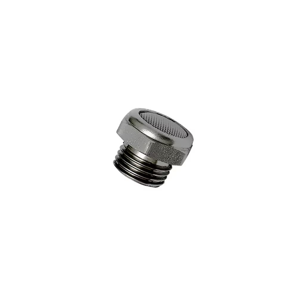 0683 00 11 by Parker | Legris Threaded Silencer | 1/8" Male NPT Thread | 14 mm Length | Stainless Steel | Pack of 5