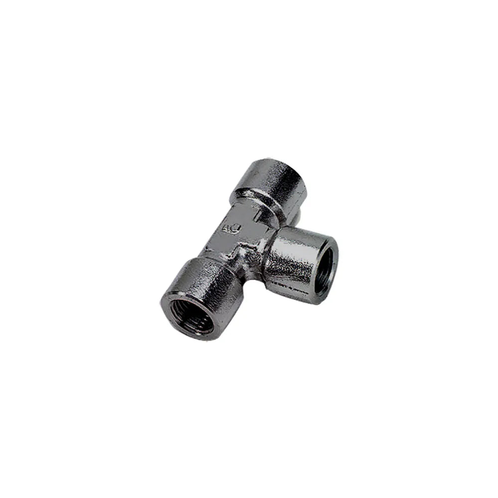 1845 10 10 by Parker | Legris Equal | 1/8" Female BSPP Thread | 45 mm Length | Tee | 316L Stainless Steel | Pack of 2