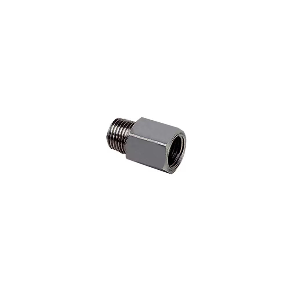 1867 21 22 by Parker | Legris Adapter | 1/2" Male BSPT Thread x 1/2" Female NPT Thread | 27 mm Hex | 37.5 mm Length | Straight | 316L Stainless Steel | Pack of 2
