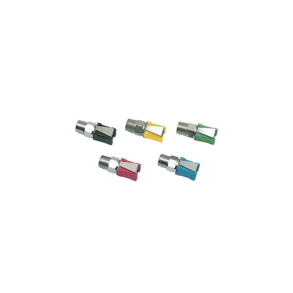 0171 02 10 01 by Parker | Legris Coupler Quick Disconnect | 2mm Diameter Nominal x 1/8" Male BSPT Thread | 10mm Hex | Black | Straight | Nickel-Plated Brass | Pack of 10