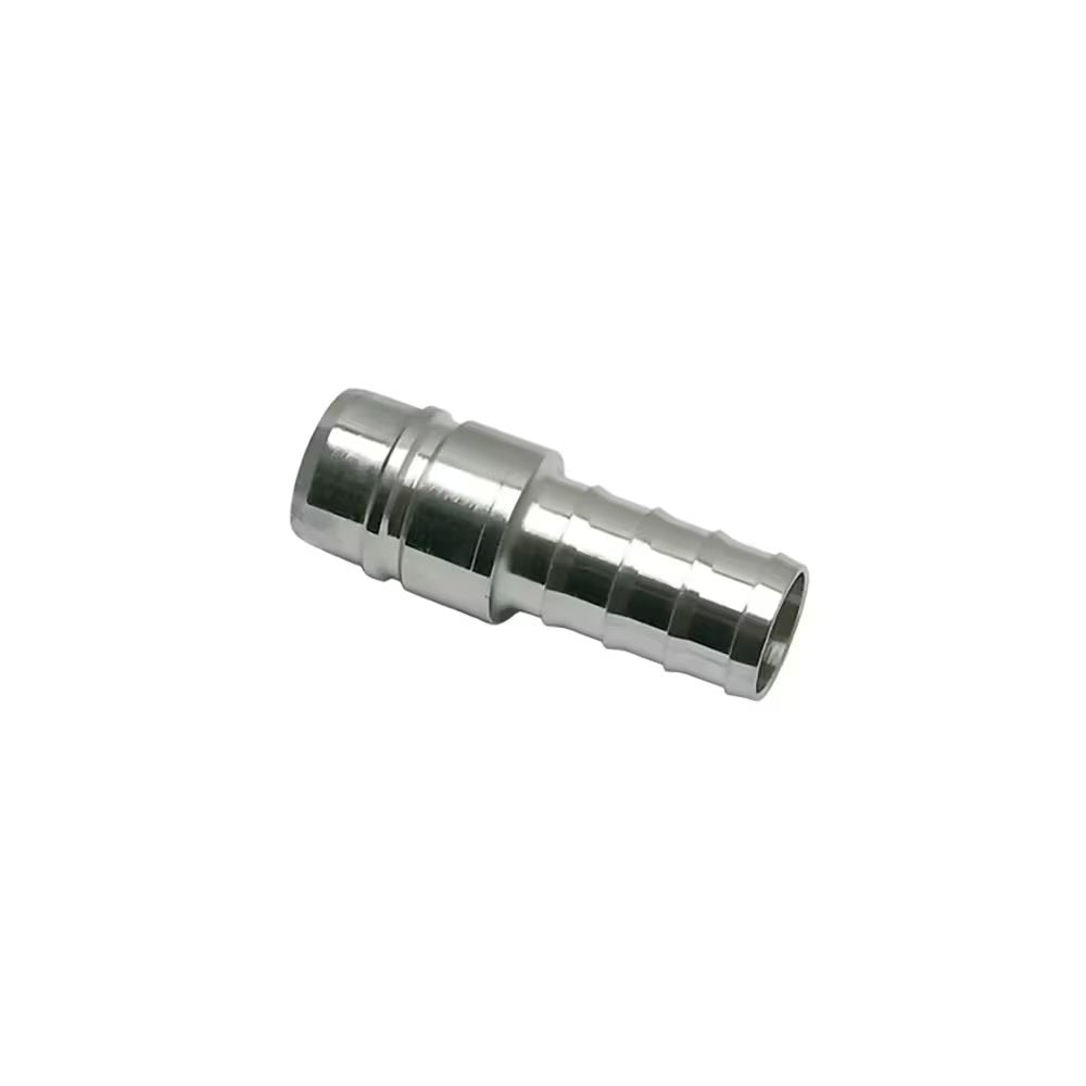 2295 18 20 by Parker | Legris Plug Quick Disconnect | 19mm Tube Size x 21mm Hose Barb | 69mm Length | Straight | Nickel-Plated Brass | Pack of 5