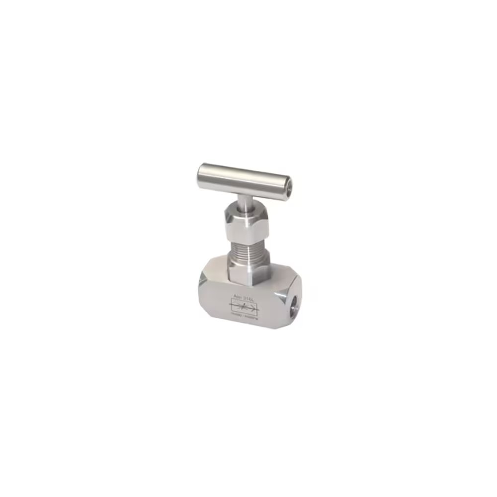 0591 05 17 by Parker | Needle Valve | 3/8" Female BSPP Thread | 22mm Hex | 104mm Length | Straight | 316L Stainless Steel