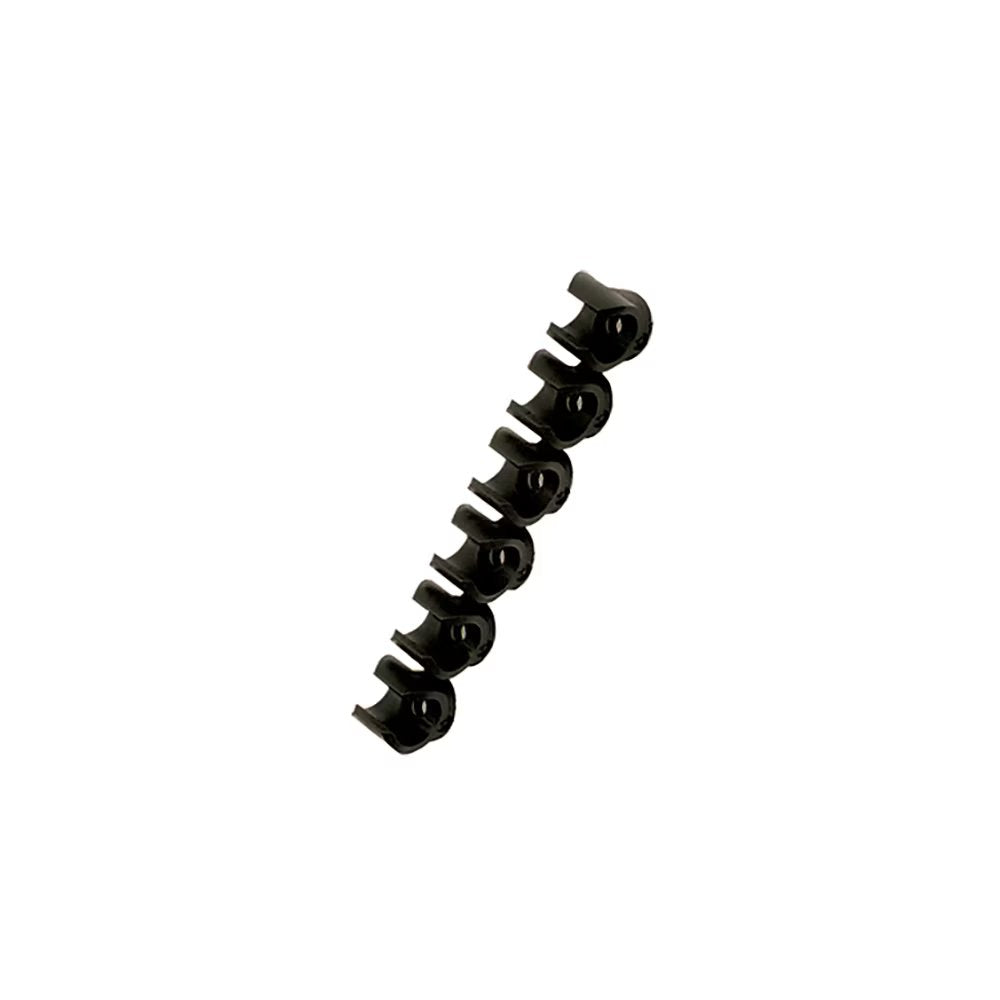 CLIP 04 00 by Parker | Legris Prestolok PLP Composite Push-to-Connect Fittings | Accessories | 5/32", 4mm Tube | 9.0mm Height (H) | LF3000 To Be Clipped | No. Per Strip 8 | Pack of 10