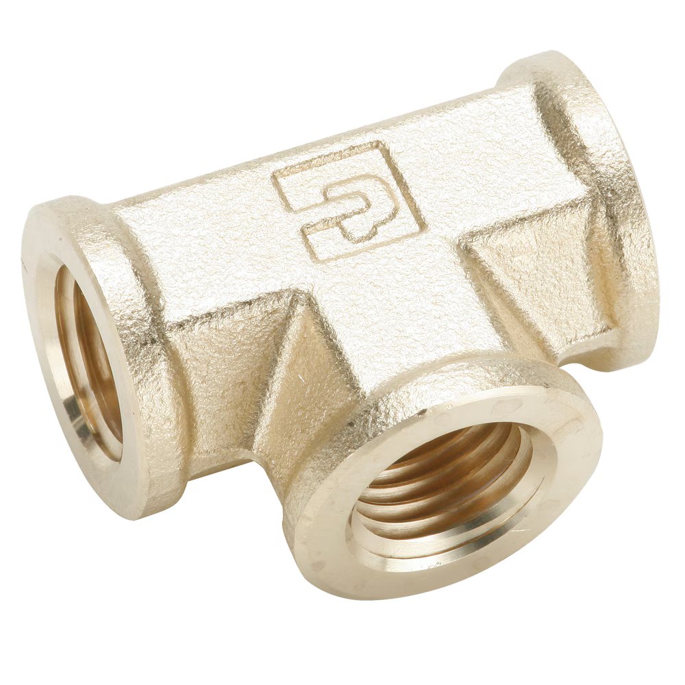 1203P-4 by Parker | Union | 1/4" Female Pipe Thread | 1.38" Length | Tee | Brass | Pack of 10