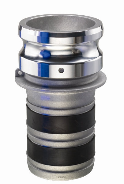 AL-ELF600 by Kuriyama | EZ-Seal™ Leak Resistant Cam & Groove Fitting | AL-ELF Series | Part E | 6" Male Adapter x 6" Hose Shank | Aluminum