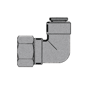 B-31170S-08-06 Breco by Foster | 1/2" Push-to-Connect x 3/8" Female NPSM Thread | 90° Elbow