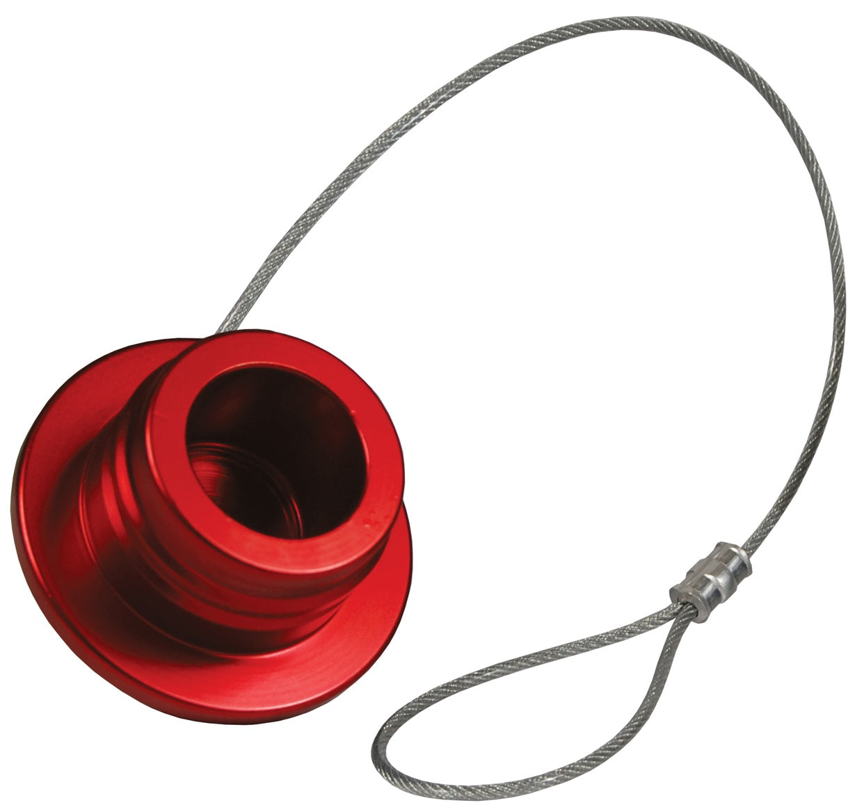 R-EN-PLUG by Dixon Valve | FloMAX R-Series (Roll-Pin Style) | Engine Oil Nozzle Plug | Red | Anodized Aluminum