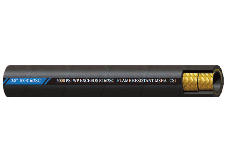 1" R16 by Couplamatic | Import Two Wire Hi-Pressure Extremely Flexible Hydraulic Hose | SAE 100R16/DIN 2SC | 1" ID | 200ft