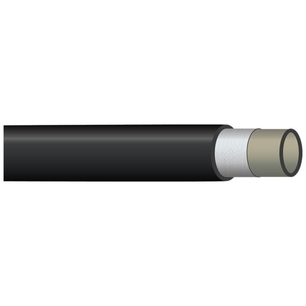R7-05 by Kurt Hydraulics | R7 Series | 0.3125in ID x 0.585in ID | 2500 MAWP | Thermoplastic Hydraulic Hose with Polyester Tube and Polyurethane Cover | SAE 100R7 | Black | 300ft Reel