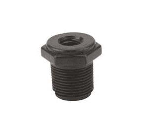 RB075-038 by Banjo | Pipe Fitting for Pipe Reducing Bushings | 3/4" Male NPT x 3/8" Female NPT | 300 PSI | Polypropylene | Pack of 10