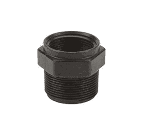 RB150-125 by Banjo | Pipe Fitting for Pipe Reducing Bushings | 1-1/2" Male NPT x 1-1/4" Female NPT | 300 PSI | Polypropylene | Pack of 10