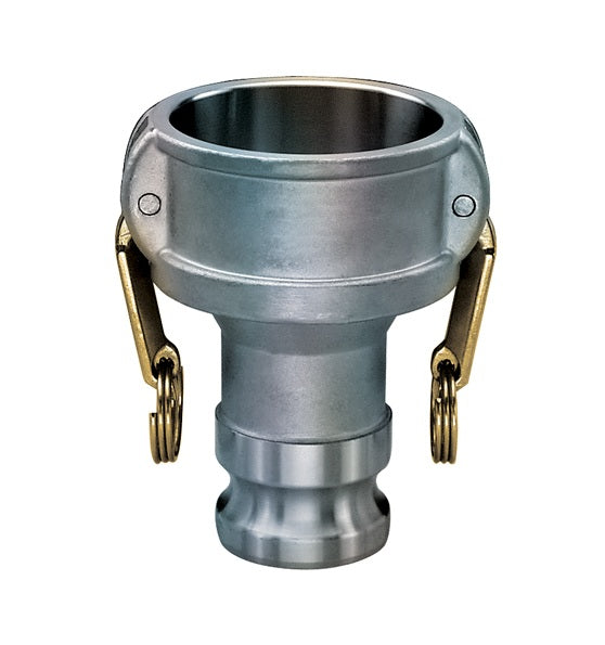 RDA-A3020 by Kuriyama | RDA-A Series | Part DA | Cam & Groove Adapter | 3" Coupler x 2" Adapter | Aluminum