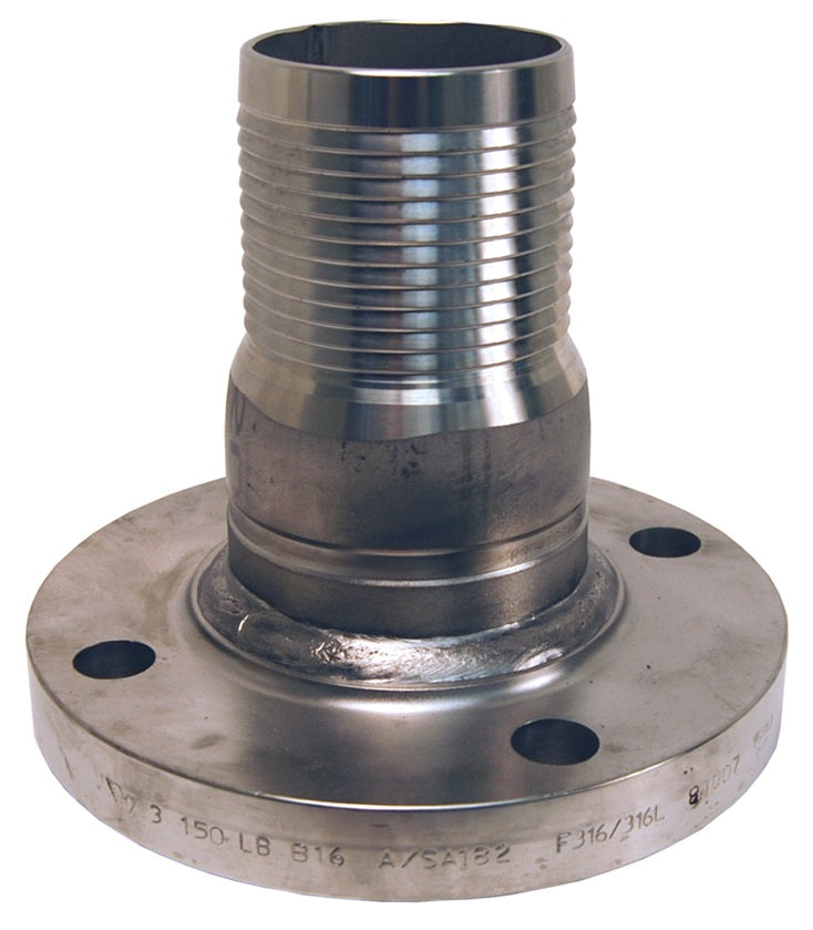 RFST120 by Dixon Valve | Flanged King Combination Nipple | 12" 150# ASA Flange x 12" Hose ID | 316 Stainless Steel