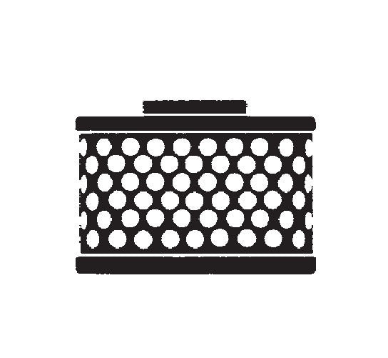RHS-32 by Campbell Fittings | Round Hole Strainer | 8" Female NPSM | Steel