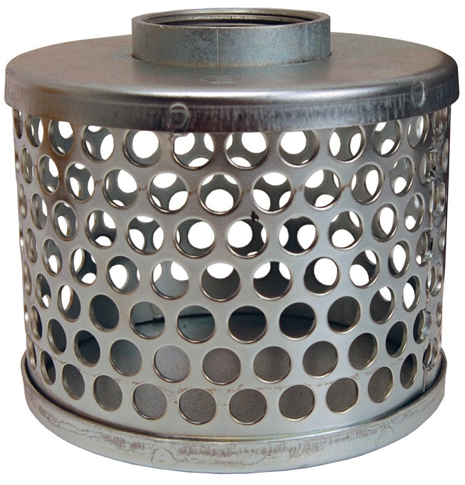 RHS20 by Dixon Valve | Round Hole Strainer | 1-1/2" Female NPSM | Zinc Plated Steel