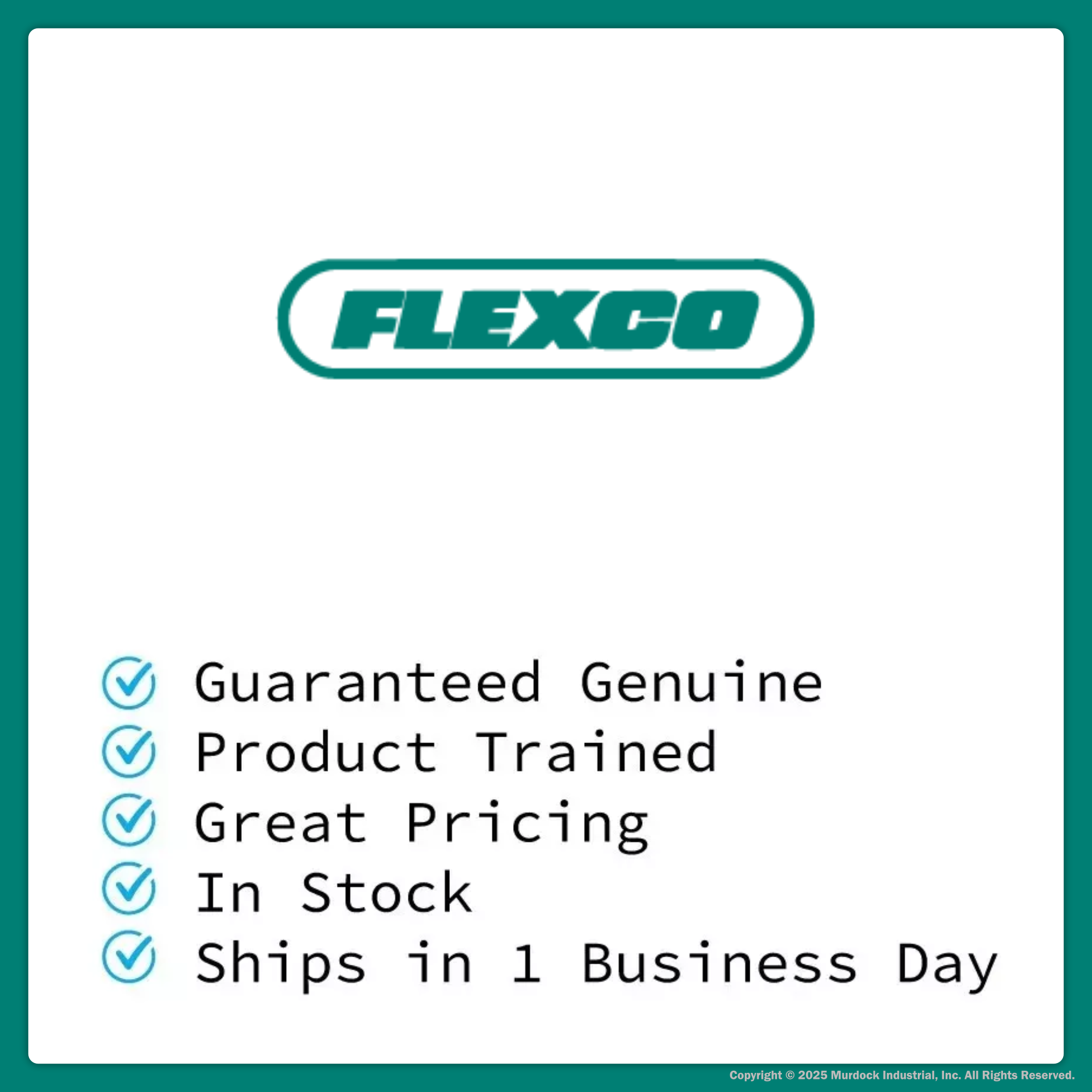 RS125J18/450NC by Flexco | #54518 | Alligator Ready Set Staple | 18" Belt Width | Nylon Covered Steel Cable Pins | Steel