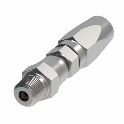 90102-021400-0 Synflex Optimum by Danfoss | 4TA Fitting for Thermoplastic Hydraulic Hose | -02 Male Pipe Swivel Reusable Fitting for -02 Hose | Carbon Steel