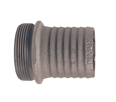 S60 Dixon Valve 6" King Short Shank Suction Male Coupling with NPSM Thread (Plated Iron)