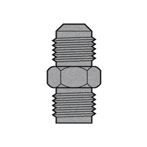 B-31522 Breco by Foster | 1/4" SAE 45° Flare x 1/4" Male Inverted Flare | Straight