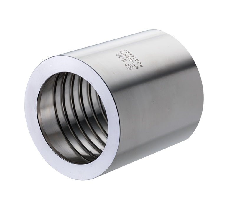 SCF-SS15210 by Kuriyama | SCF-SS Series | Sanitary Crimp Ferrule | 1-1/2" Hose ID | 2.10" Ferrule ID | 304 Stainless Steel