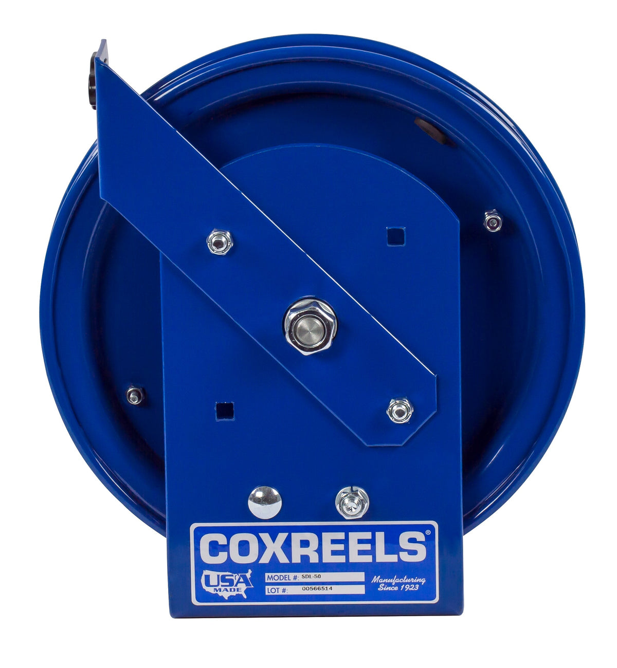 SDL-100 by Coxreels | SD Series | Spring Driven Static Discharge Cable Reel | Steel | 100ft Capacity, Cable Not Included