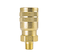 SG3303 by ZSi-Foster | Quick Disconnect | 1-Way Manual Sleeve Guard Socket | 3/8" MPT | Brass