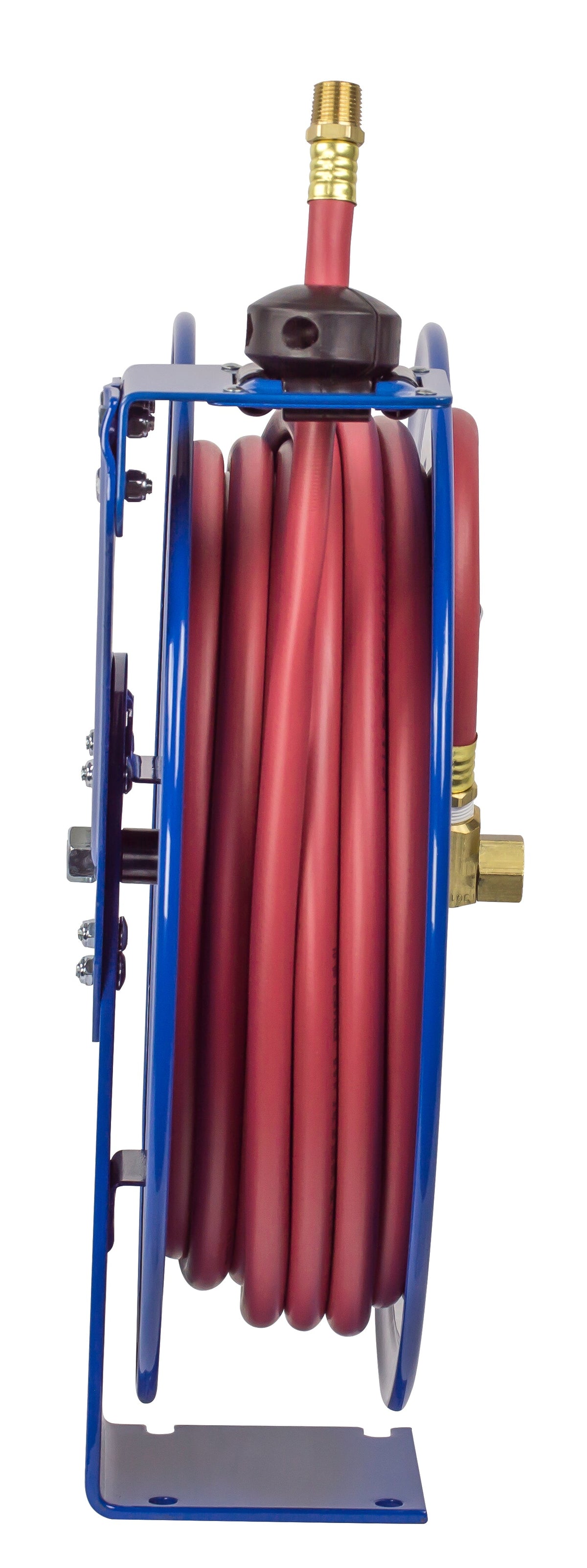 SH-N-535 by Coxreels | SH Series | 300 PSI Spring Driven Hose Reel | 3/4" Hose ID, 3/4" FNPT Inlet x 3/4" MNPT Hose End | Steel | 35ft PVC Hose Included