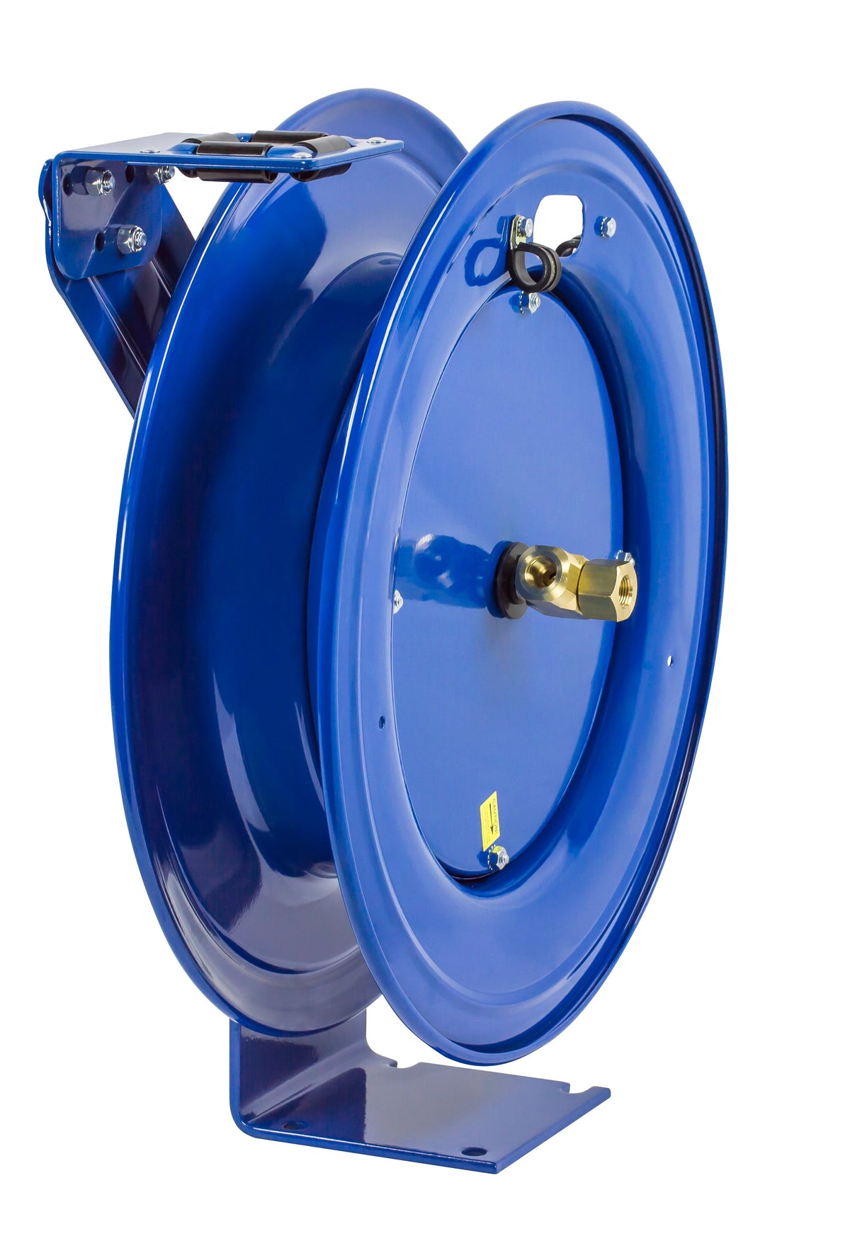 EZ-SHL-4100 by Coxreels | EZ-SH Series | 300 PSI EZ-Coil Safety Spring Driven Hose Reel for Air, Water & Oil | 1/2" Hose ID, 1/2" FNPT Inlet | Steel | 100ft Capacity, Hose Not Included