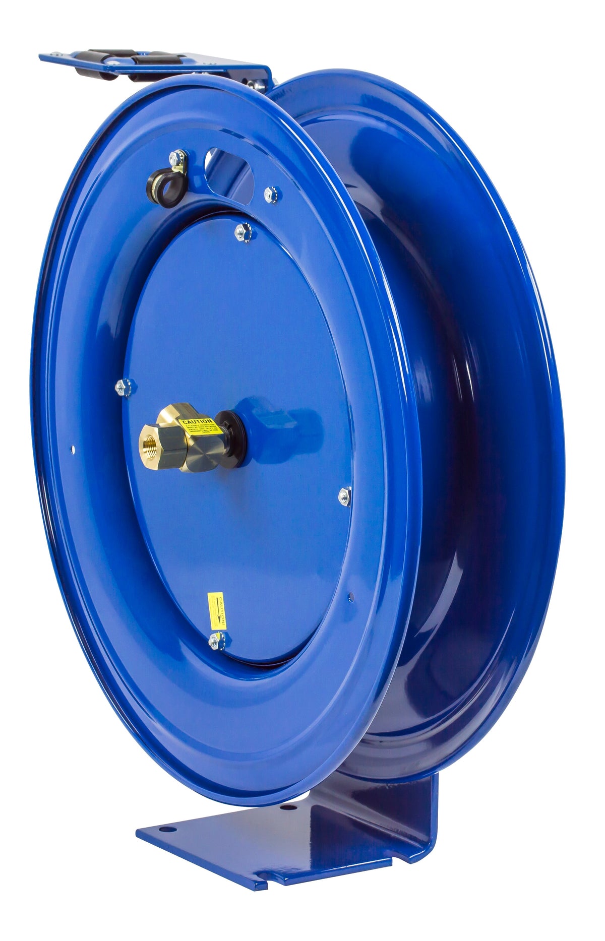 SHFL-N-525 by Coxreels | SH-Fuel Series | 300 PSI Spring Driven Hose Reel for Fuel | 3/4" Hose ID, 3/4" FNPT Inlet | Steel | 25ft Capacity, Hose Not Included