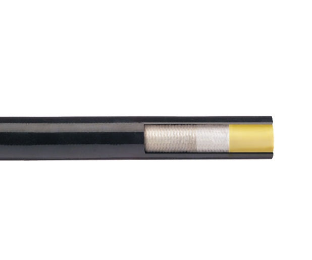 SHBK-MM08X500 Piranha® by Kuriyama | SHBK Series | Jetting Line Hose Assembly | 4000 PSI | 1/2" ID | 0.87" OD | 1/2" Male NPTF x 1/2" Male NPTF | Black | 500ft Length