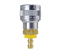 SHD1815 by ZSi-Foster | Quick Disconnect | SHD5 Series | 1/2" Automatic Socket | 3/4" ID | Push-On Hose Stem Aluminum/Steel/Brass