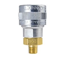 SHD2903S/S by ZSi-Foster | Quick Disconnect | SHD3 Series | 1/4" Automatic Socket | 1/8" MPT | 303 Stainless Steel