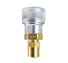 SHDSP135 by ZSi-Foster | Quick Disconnect | SHD5 Series | Automatic Socket | 1/2" ID x 13/16" OD | Reusable Hose End | Aluminum/Steel/Brass