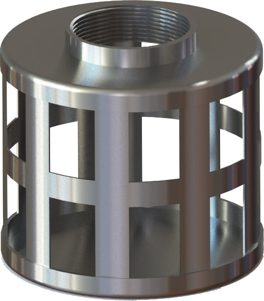 SHS-16 by Campbell Fittings | Square Hole Strainer | 4" Female NPSM | Steel