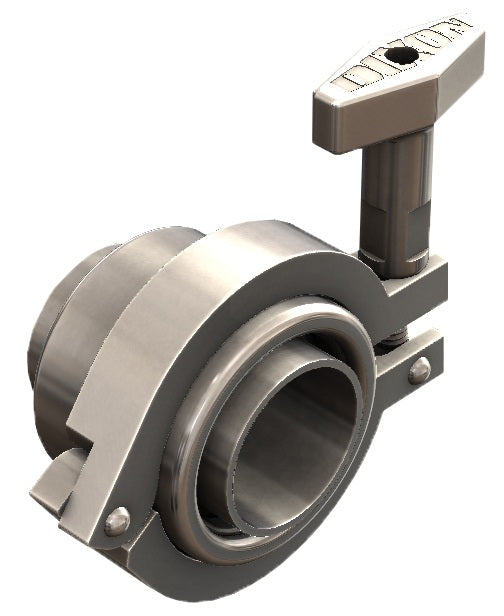 SJSS200SBB120 Dixon Valve SJSS Series Sanitary Swivel - 2" - Style 20 - Weld Ends - Silicone - 316L Stainless Steel