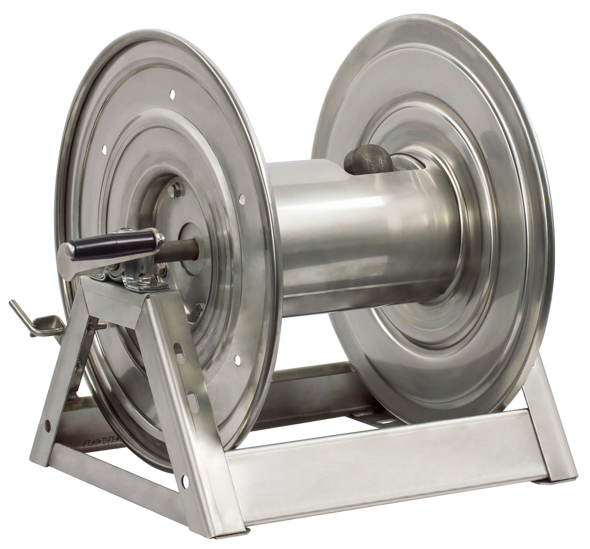 1125-5-100-SP by Coxreels | 1125-SS Series | 3,000 PSI Hand Crank Hose Reel | 3/4" Hose ID, 3/4" FNPT Inlet | Stainless Steel | 100ft Capacity, Hose Not Included