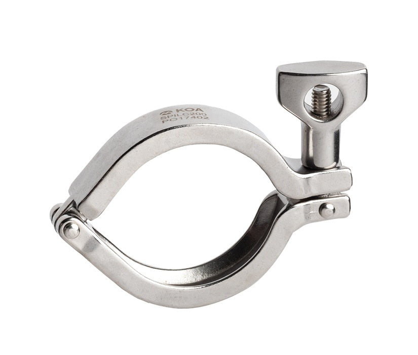 SPILC150 by Kuriyama | SPILC Series | Sanitary Single Pin Clamp for I-Line | 1-1/2" Size | 304 Stainless Steel