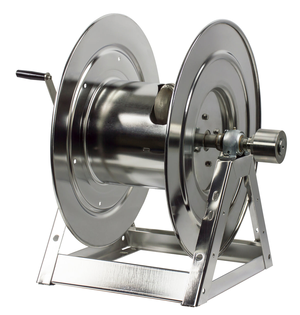 1175-6-200-SS by Coxreels | 1175-SS Series | 3,000 PSI Hand Crank Hose Reel | 1" Hose ID, 1" FNPT Inlet | Stainless Steel | 200ft Capacity, Hose Not Included