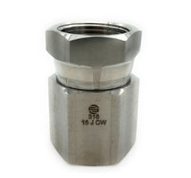 SS1405-04-04 by Midland | 1/4" Female NPT x 1/4" Female NPSM Swivel | Adapter | 316 Stainless Steel