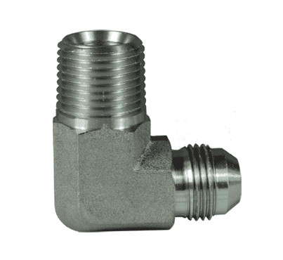 SS2501-6-6 Dixon Valve 316 Stainless Steel 90 deg. 9/16"-18 Male 37 deg. JIC Flare x 3/8"-18 Male NPTF