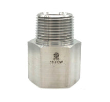 SS5405-04-04 by Midland | 1/4" Male NPT x 1/4" Female NPT | Expander | Adapter | 316 Stainless Steel