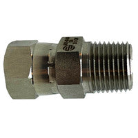 SS6505-16-16 by Midland | 1" Male NPT x 1" Female JIC 37° Flare Swivel | 316 Stainless Steel