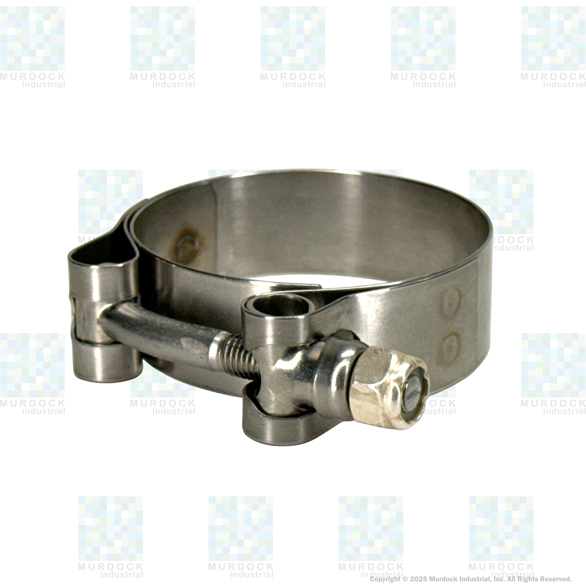 STBC250 by Dixon Valve | Style STBC | T-Bolt Clamp | 3/4" Band Width | Hose OD Range: from 2.31" to 2.62" | 300 Stainless Steel Band & Bolt
