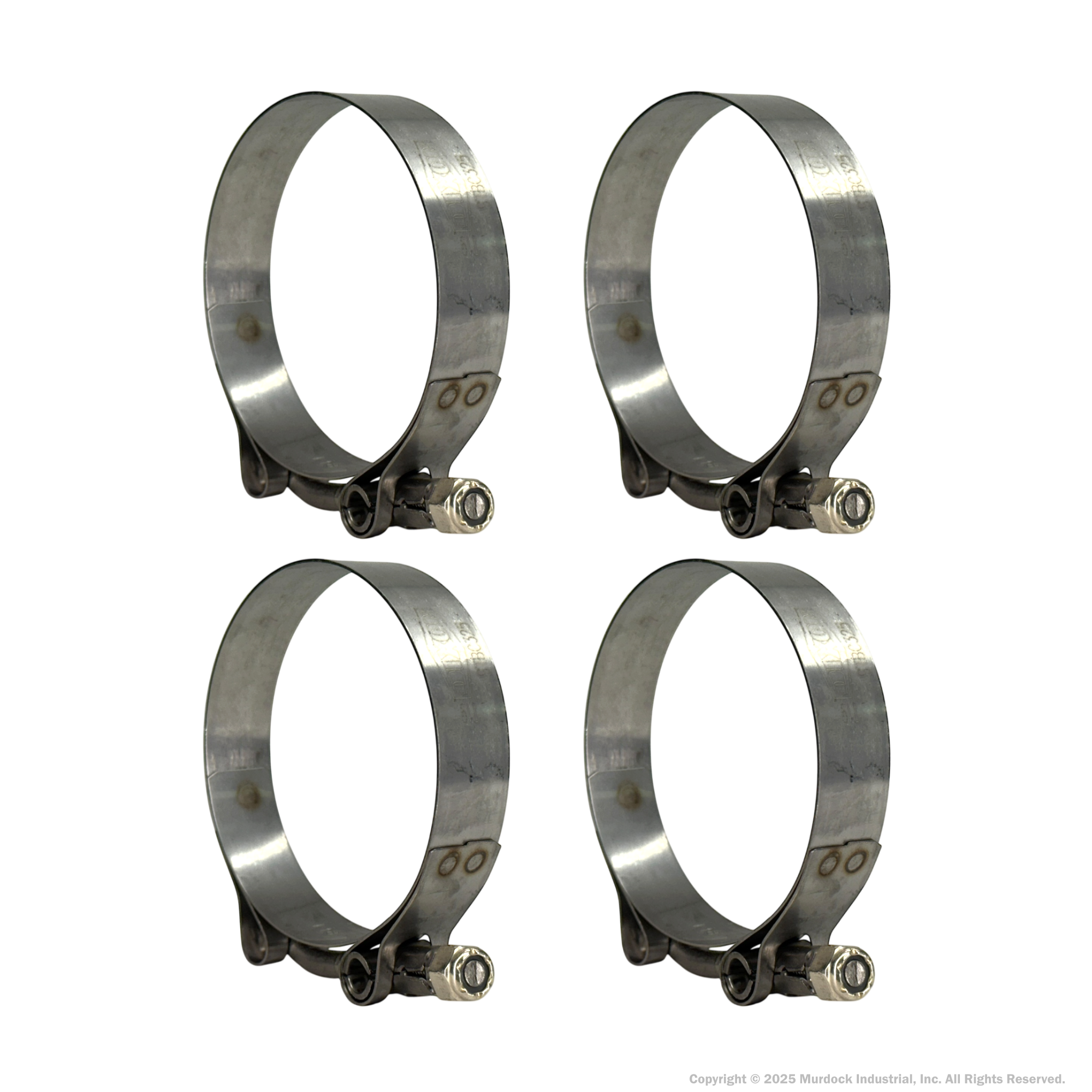 STBC300 by Dixon Valve | Style STBC | T-Bolt Clamp | 3/4" Band Width | Hose OD Range: from 2.75" to 3.06" | 300 Stainless Steel Band & Bolt