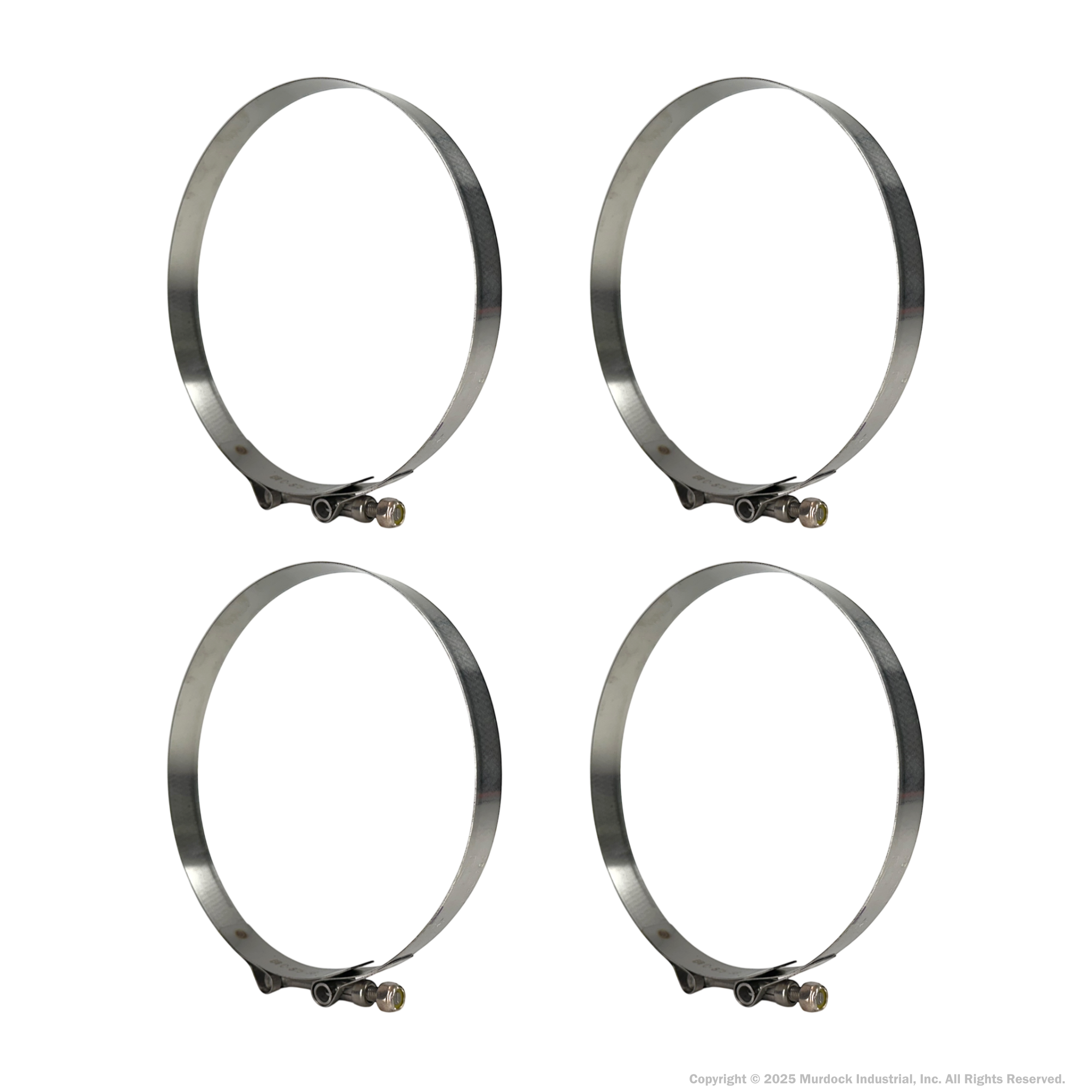 STBC575 by Dixon Valve | Style STBC | T-Bolt Clamp | 3/4" Band Width | Hose OD Range: from 5.50" to 5.81" | 300 Stainless Steel Band & Bolt
