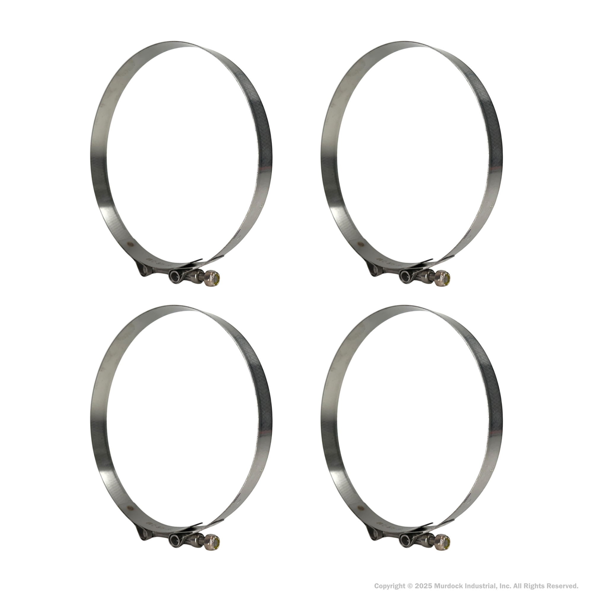STBC600 by Dixon Valve | Style STBC | T-Bolt Clamp | 3/4" Band Width | Hose OD Range: from 5.75" to 6.06" | 300 Stainless Steel Band & Bolt