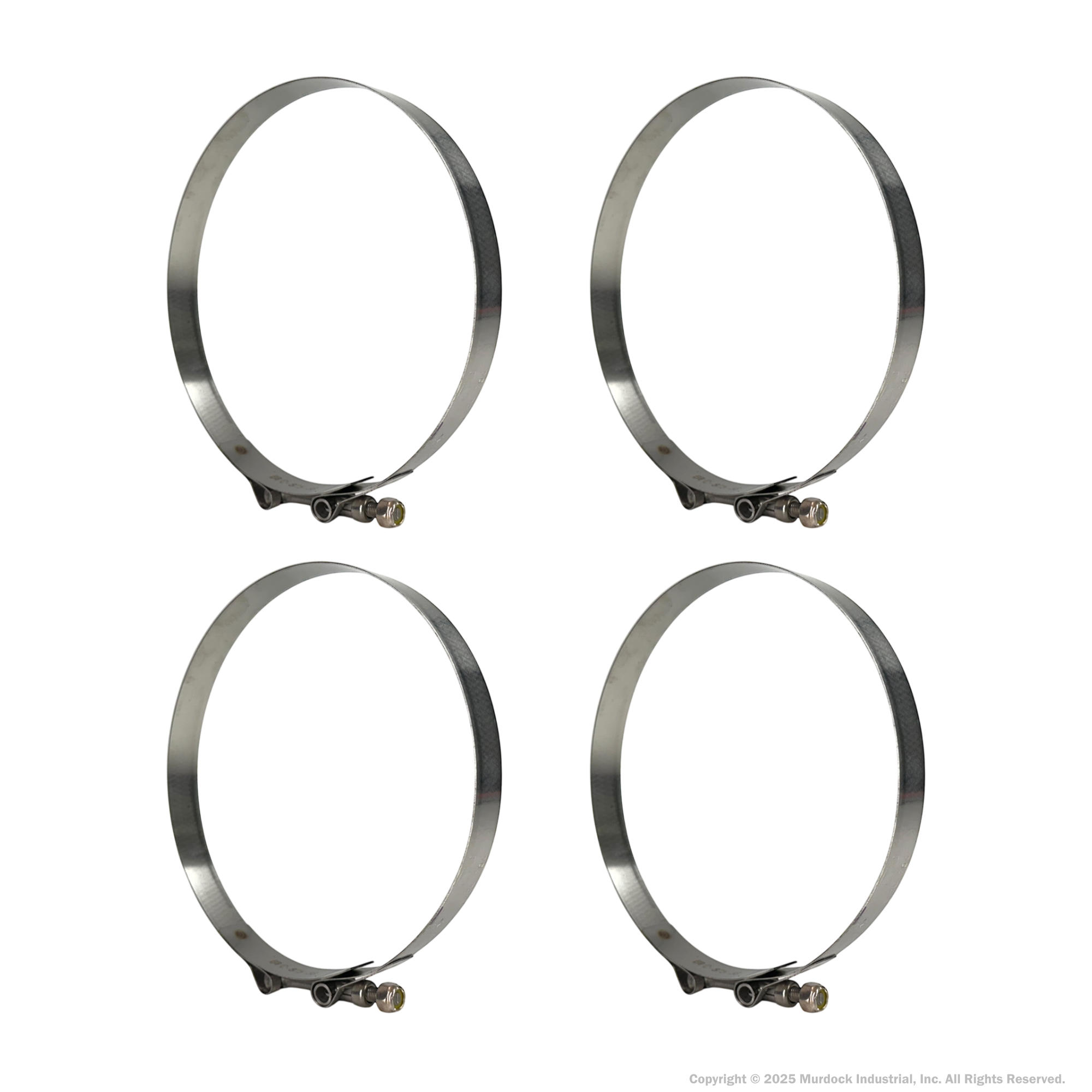 STBC650 by Dixon Valve | Style STBC | T-Bolt Clamp | 3/4" Band Width | Hose OD Range: from 6.25" to 6.56" | 300 Stainless Steel Band & Bolt